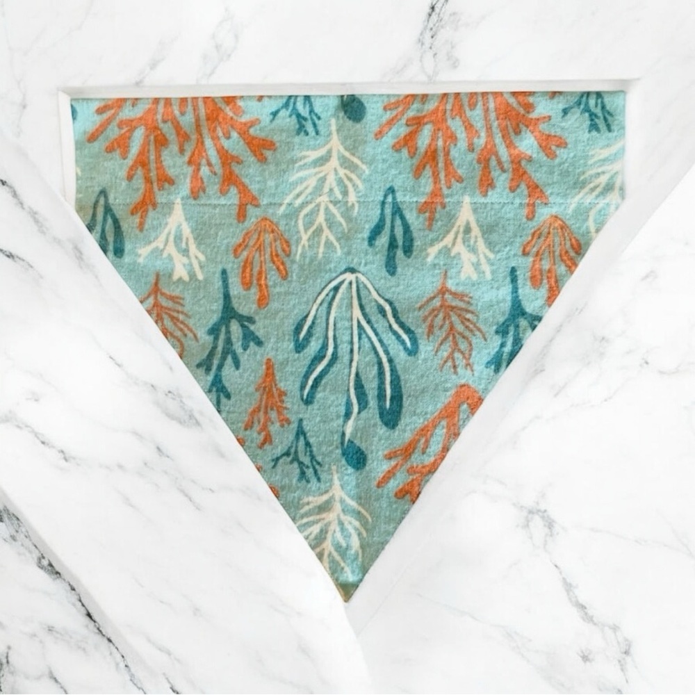 DOG Bandana - Coral Reef - Size L Large